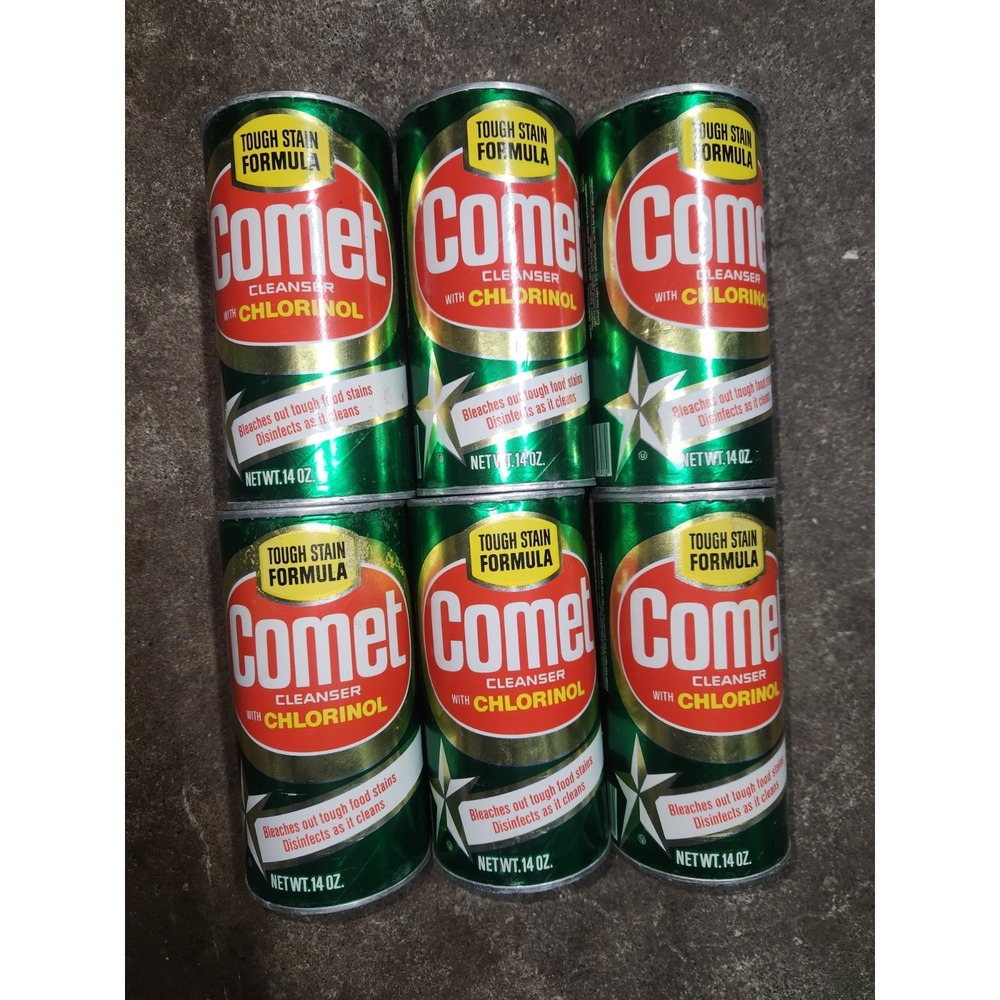 (6) New Vtg‎ 1980s Procter & Gamble COMET CLEANSER Soap W-Chlorinol NOS Unused - Picture 6 of 6